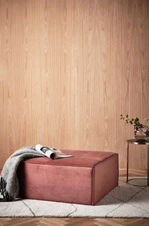 Jotex - Sofamodul - Stor Tåkerosa - BALTIMORE - Kjøp Sittepuffer hos Jotex