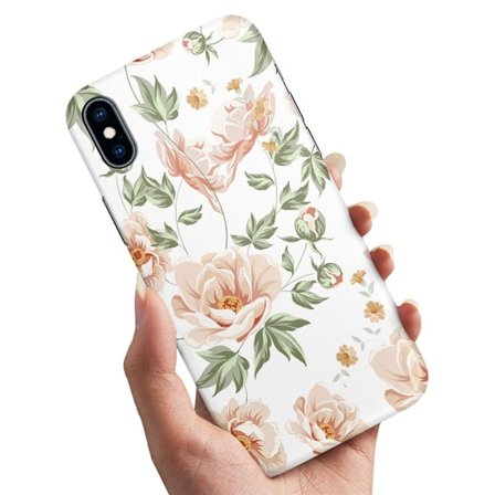 iPhone XR - Skal/Mobilskal Blommönster