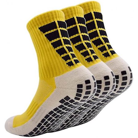 3 par med sklisikre sykehussokker, sklisikre sklisikre tøfler sykehussokker med grep