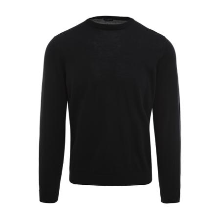 Drumohr Cotton Crew Neck Sweater Blå, Herre
