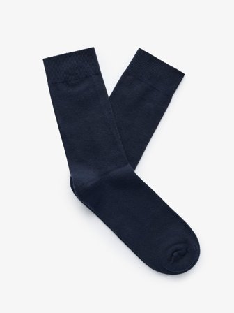 John Henric Men's Marineblaue Socken Size Onesize