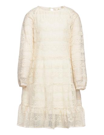 Tnbliss L_S Dress Dresses & Skirts Dresses Partydresses Beige The New