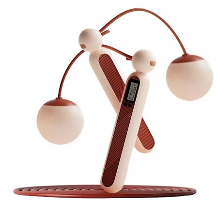 Tælle trådløst hoppetov til voksne, elektronisk to-i-én