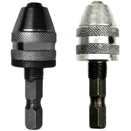 HexDrill Chuck Nøkkelfri Skrutrekker Slagskrutrekker Adapter Elektrisk Motorhylse Chuck Feste Hex 0,3-8Mm