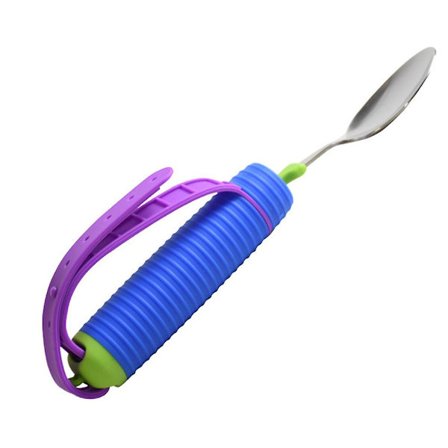 Hjelpemiddel for rehabiliteringstrening - Ristende hender Matassistanse Slagassistert mating (skje)