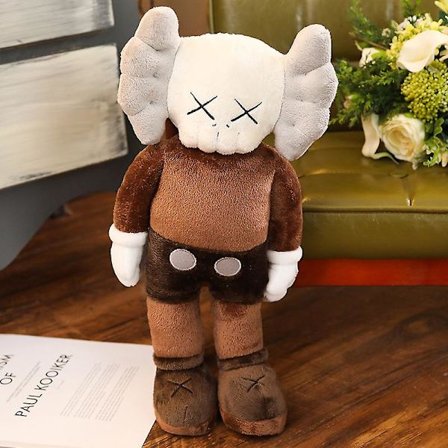 Tik Tokkaws Sesame Street Docka Ledig Trendig Märkes Plyschleksak Present Till Flickor(50cm,Brun 2)