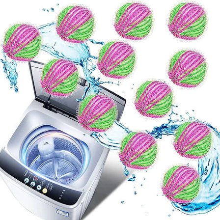 12 st tvättmaskin luddbollar - borttagning av husdjurshår