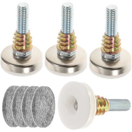 4 sarjaa, säädettävät jalat Säädettävät jalat Työpöytäsarja Säädettävät jalat Huonekalujen tasaaja Pöydän jalan jatke Tukeva