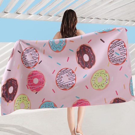 Mikrofiber Strandhåndkle, (150_x_70_cm) Hurtig tørking - Bærbar reise