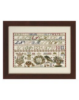 Broderikit Billede Navneklud Soroe 1854 - Permin