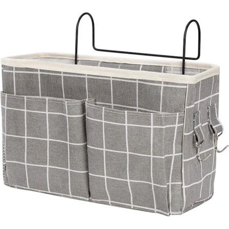 1 Stykke Kreativ Grå Stoff Hengeveske Hodegavl Artefakter