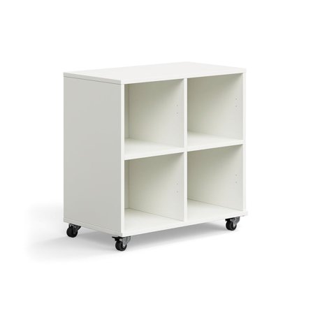 Kommode CASPER, 4 rom, hvit