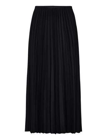 Nhiiw Skirt Skirts Pleated Skirts Svart InWear*Betinget Tilbud