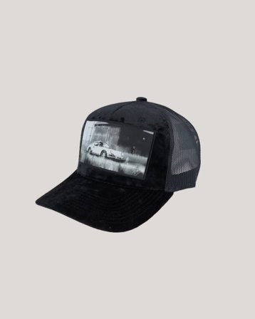 Calza Pennello Classic Sportscar Black A-frame Trucker Sort Kasketter Dreng - Kids Brand Store