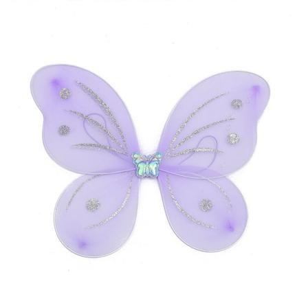 3 stk/sett Fancy Dress Glitter Butterfly STIL 3-KUN VINGER STIL Style 3-only wings