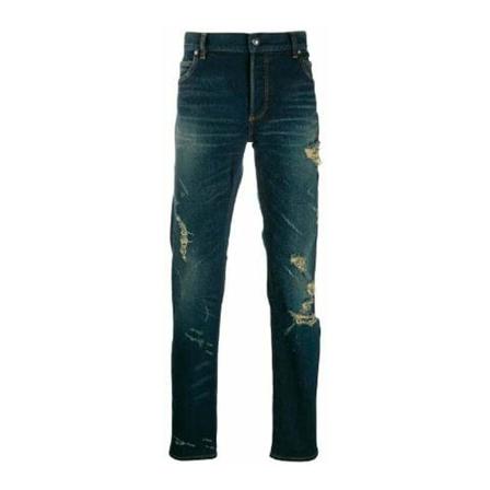 Balmain, Slim-fit Jeans Niebieski, Mężczyzna, Rozmiar: W31