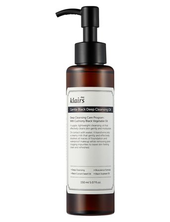 Klairs Gentle Black Deep Cleansing Oil - Nude - 150 ml