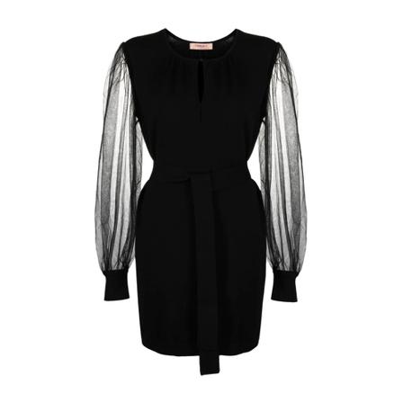 Twinset, Short Dresses Zwart, Dames, Maat:M