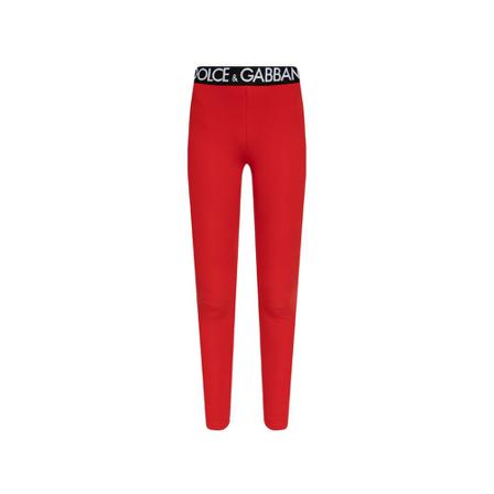 Dolce & Gabbana Leggings , Rood , Dames , Maat: S
