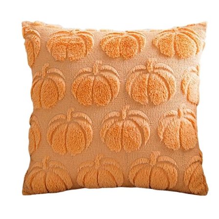 Syksyinen ylellinen korkealaatuinen kurpitsatyynynpäällinen, vaalea oranssi