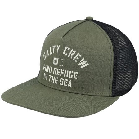 Salty Crew - Grön trucker Keps - Good Times Olive/Black Trucker @ Hatstore