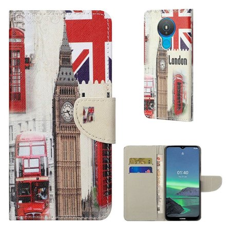 Wonderland Nokia 1.4 Flip etui - Big ben