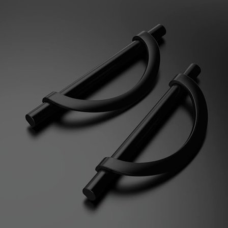 8 st svarta kökshandtag 128 mm zinklegering möbelhandtag med skruvar, för skrivbord, lådor, skåp, skåp