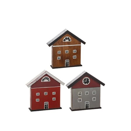 Hus i trä 15x15cm Different Design
