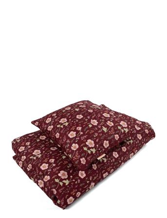 Junior Bed Linen Gots - Fall Flowers Home Sleep Time Bed Sets Multi/mønstret Filibabba