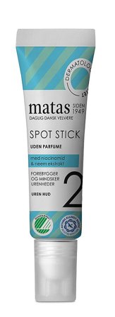 3 for 2 - Matas Striber Spot Stick til Uren Hud Uden Parfume 10 ml, Skincare, Ansigtspleje, Uren Hud