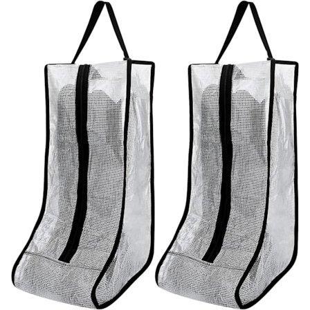 2 Par Förvaringsväskor, Bärbara Damm- och Vattentäta Sköväska med Handtag