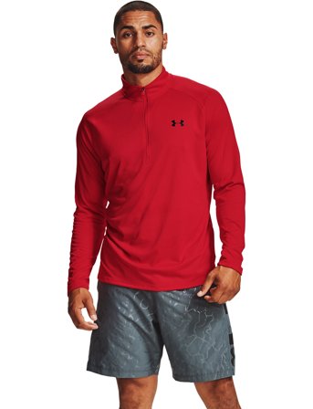 Under Armour Ua Tech 2.0 1/2 Zip - Red - XXL