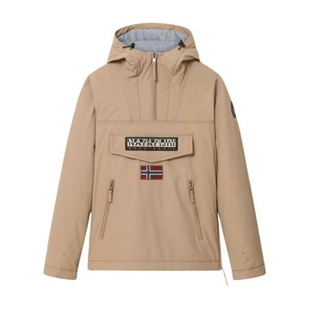 Napapijri, Jackets Beżowy, Mężczyzna, Rozmiar: M
