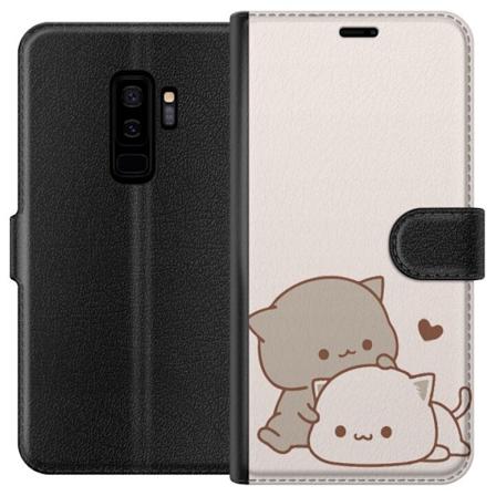 Samsung Galaxy S9+ Lompakkokotelo Kawaii Söpö Kissat