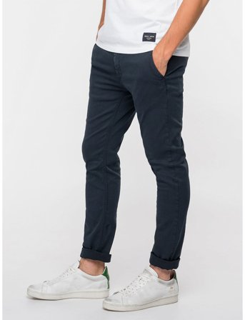 Replay Zeumar Trousers Slim Hyperchino Color Xlite - Navy - 30 x 32