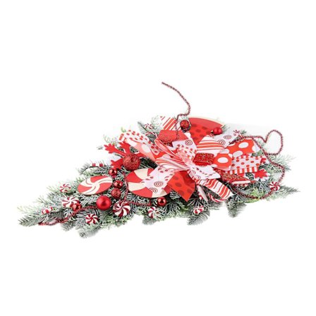 Simuleret Juleguirlande Krans til Stue Soveværelse Kontor Bryllup Fødselsdagsdekoration