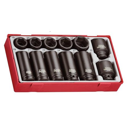 Teng Tools TT9212 Kraftpipesett 1/2", 12 deler, Håndverktøy