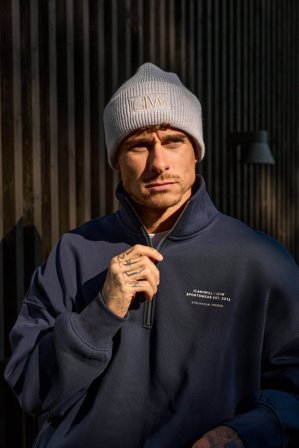 ICANIWILL - Ribbed Beanie Light Grey Melange - Damen - ICIW