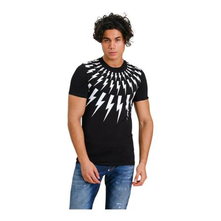 Neil Barrett T-Shirts svart, Herr, Herr, Storlek: S