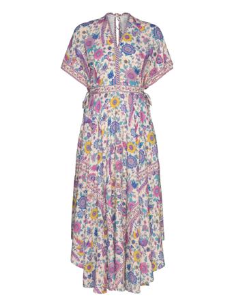 Nightingale Dress Dresses Summer Dresses Multi/mønstret Lollys Laundry*Betinget Tilbud