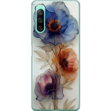Mobilskal till Sony Xperia 10 IV med Silkesblommor