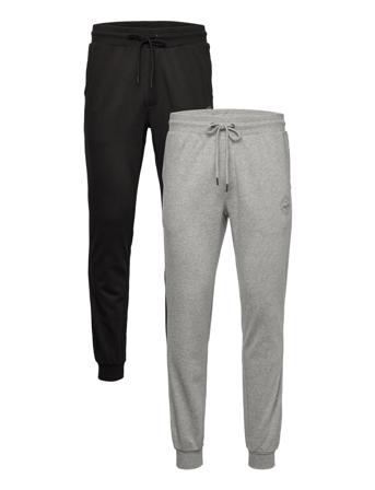 Jpstgordon Jjshark Sweatpant 2Pk Mp Noos Collegehousut Olohousut Harmaa Jack & J S