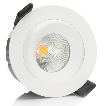 ELdirekte Candela Downlightpakke 4pk Warmdim IP44 Matt Hvit