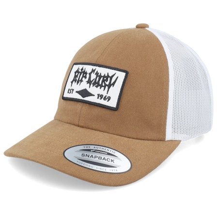 Rip Curl - Beis trucker Gorra - Quality Products Beige/Black Trucker @ Hatstore
