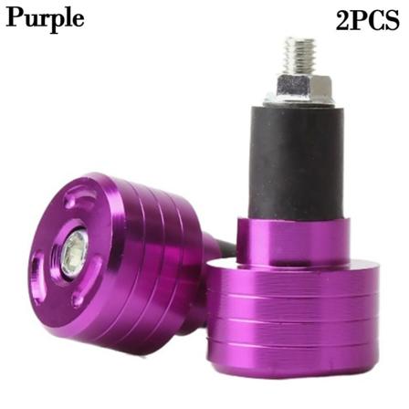 1 Par Universal Motorsykkel Håndtak Håndtak LILLA Purple