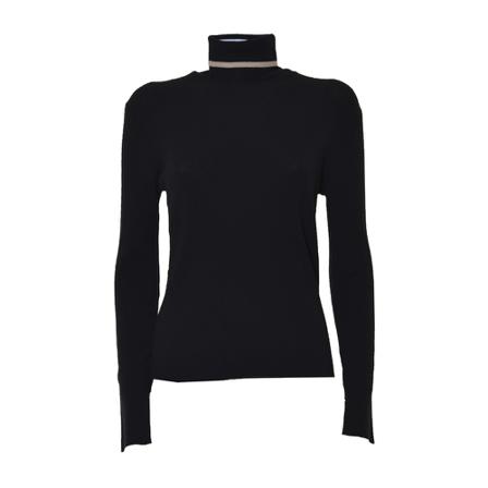 Boutique Moschino - Polotröjor - Svart - Dam - Storlek: L, Dam, Storlek: L