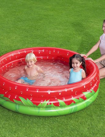 Bestway Strawberry Kiddie Pool - Multi/patterned - ONE SIZE