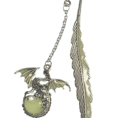 Drage Bokmerke Glød i Mørket Bokmerke Lysende Bokmerker Metall