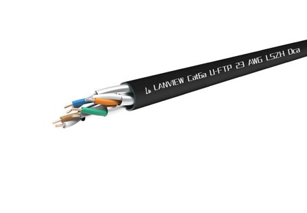 Lanview Cat6a U-FTP 4x2xAWG23 LSZH