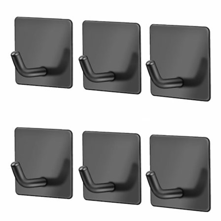 Selvklæbende kroge til køkken, badeværelser, skabe, klæbe på krog til tekøkken, badekåbe, frakke